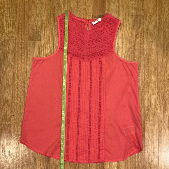 Gap Coral Cotton Top Size Small - Picture 13 of 13